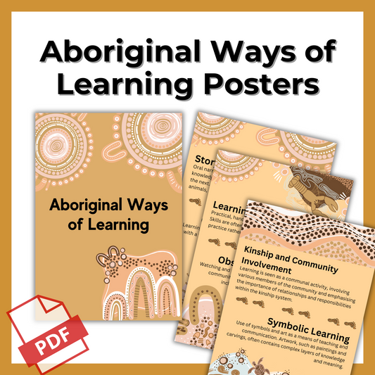 Aboriginal Ways of Learning Posters